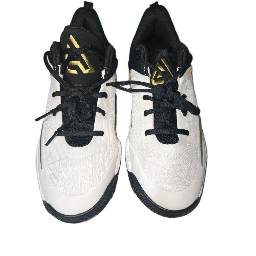 Nike Giannis Immortality 4 GS Black White Gold Size 6Y NEW with Box